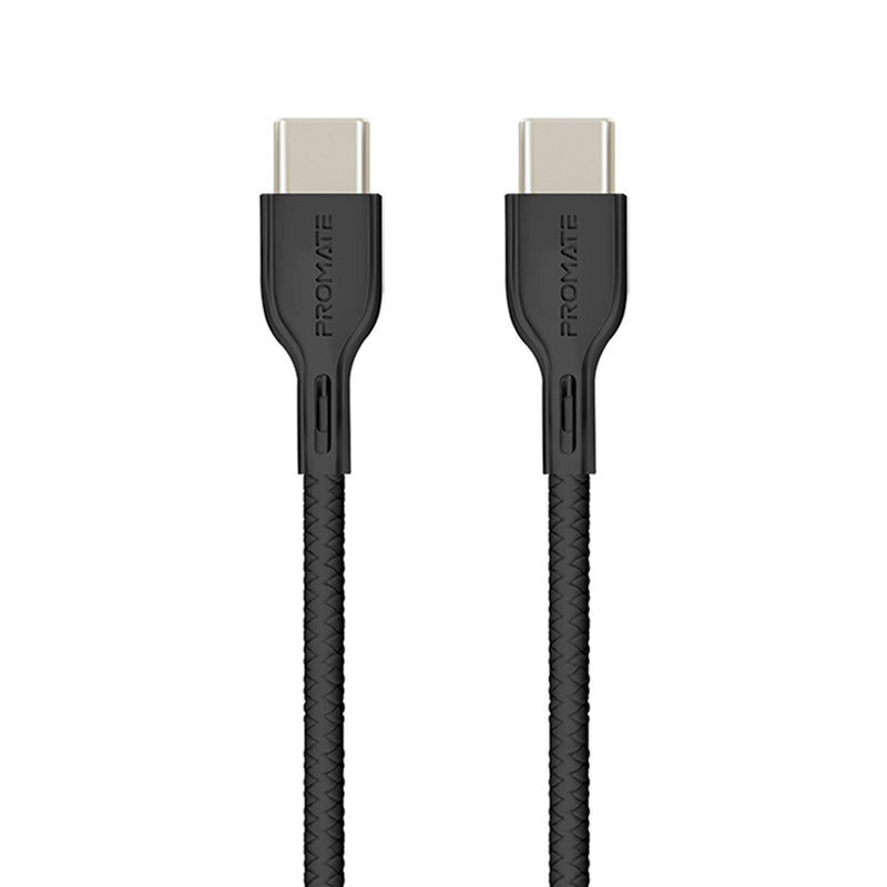 60W Magnetic Promate USB-C Cable with magnetic connector and fast charging technology for convenient device charging