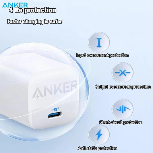 Anker Nano 3 511 30W charger with ultra-compact size and advanced charging capabilities for portable use