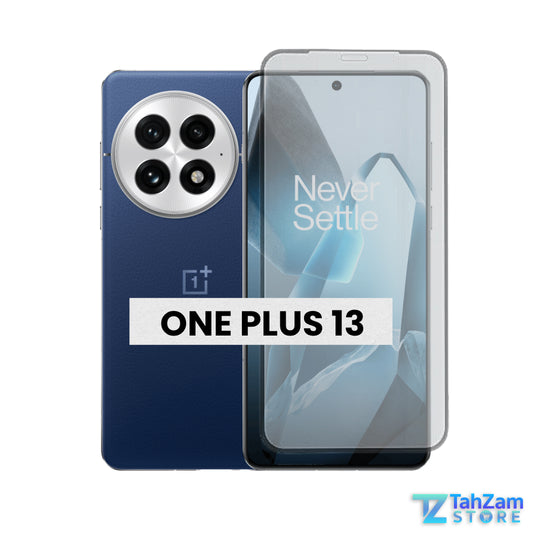 OnePlus 13 NANO OPTICS UV-Shaped Screen Protector with tempered glass protection, anti-fingerprint coating, and blue light filter for complete display safety