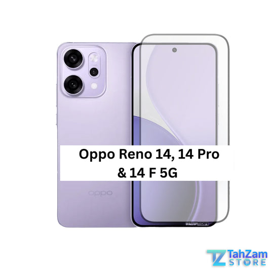 Oppo Reno 14 Pro F 5G UV Nano Screen Protector with tempered glass protection, anti-fingerprint coating, and blue light filter for complete display safety