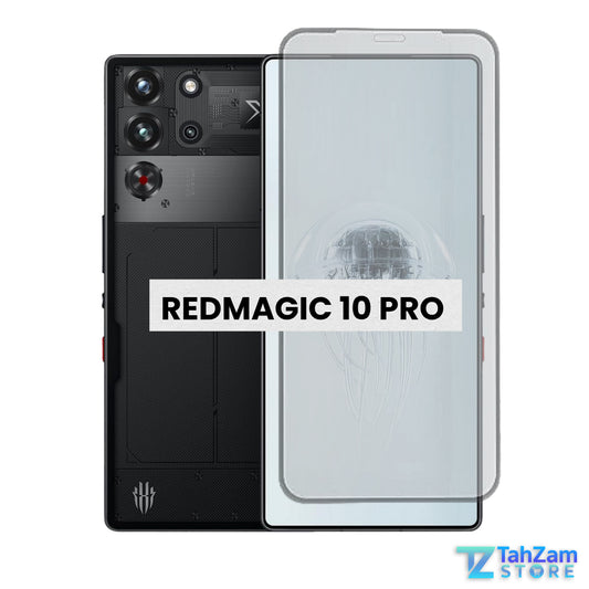REDMAGIC 10 Pro NANO OPTICS UV-Shaped Screen Protector with tempered glass protection, anti-fingerprint coating, and blue light filter for complete display safety