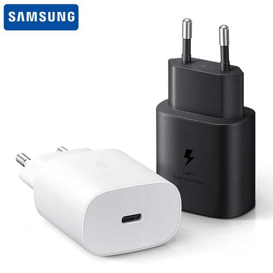Samsung 25W PD USB-C Fast Charger 2 Pin with Power Delivery technology and authentic Samsung quality for fast charging