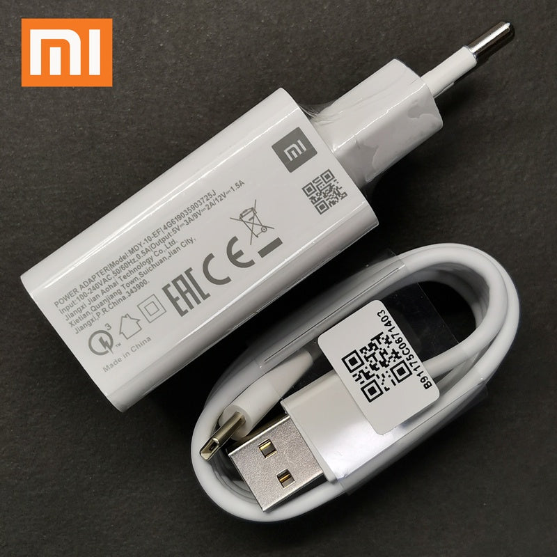 Xiaomi MI 18W fast charging adapter with compact design and reliable charging performance for MI devices