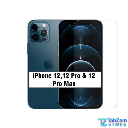 iPhone 12 Pro Max borderless tempered glass screen protector crystal clear protection