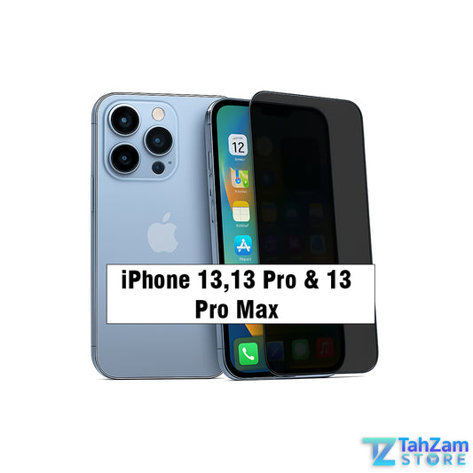 iPhone 13 Pro Max privacy border glass screen protector anti spy tempered glass
