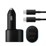 45W Dual Port Samsung Car Charger Fast Charging with Type-C and Type-A ports for multiple device charging in vehicles