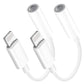 Apple Lightning to 3.5mm headphone adapter with compact design and authentic Apple certification for iPhone compatibility 