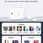 Google 45W Power Delivery fast charger with compact design and optimized charging speed for Google devices 