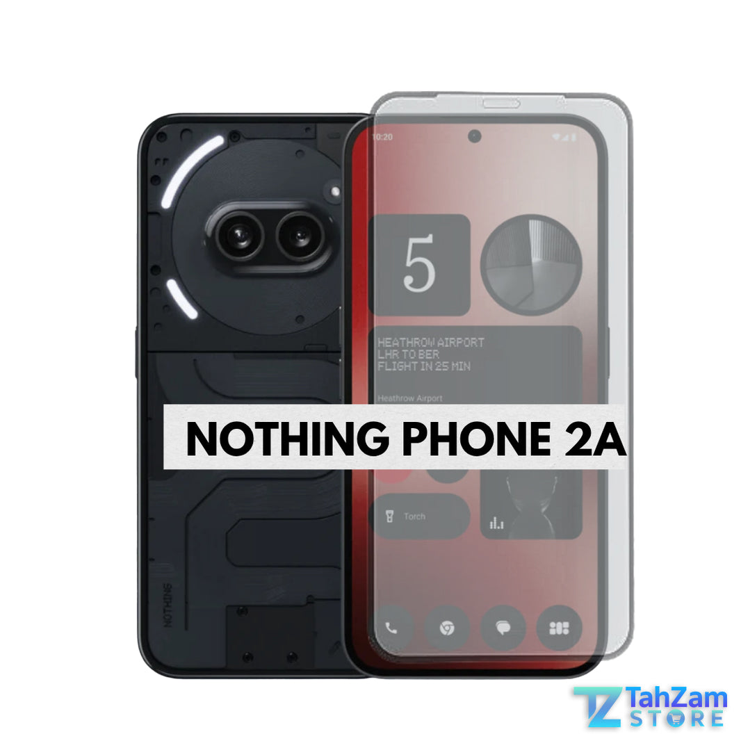 Nothing 2A NANO OPTICS UV-Shaped Screen Protector with tempered glass protection, anti-fingerprint coating, and blue light filter for complete display safety 