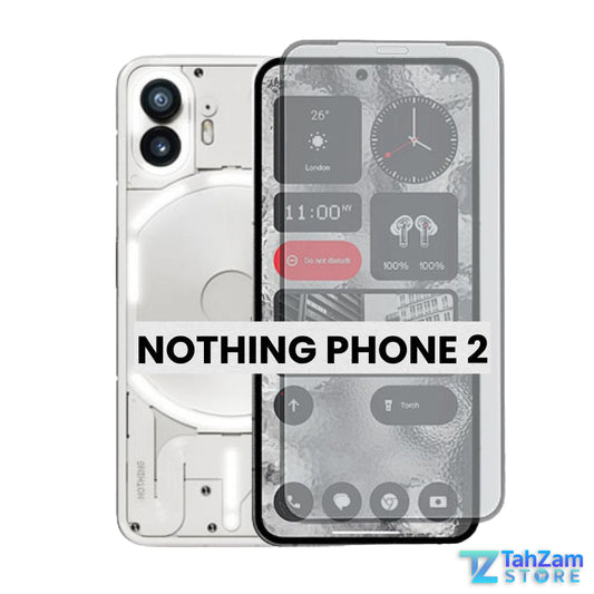 Nothing Phone 2 NANO OPTICS UV-Shaped Screen Protector with tempered glass protection, anti-fingerprint coating, and blue light filter for complete display safety 