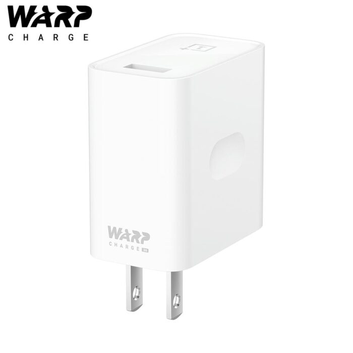OnePlus official 30W warp charging adapter with premium build quality and optimized charging performance