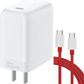 OnePlus original Type-C fast charging cable showing premium build quality and red accent design