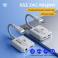  Plextone GS1 gaming adapter Type-C 2-in-1 with fast charging and 3D audio technology for mobile gaming