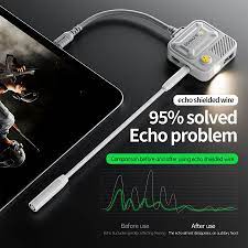 Plextone Type-C gaming adapter with fast charge capability and enhanced audio output for gaming enthusiasts 