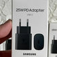 Samsung 25W USB-C fast charger 2 pin with compact design and reliable charging performance for Samsung devices 
