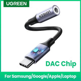 USB C UGREEN DAC Chip to 3.5mm Headphone Adapter with high-quality audio conversion and premium build quality 