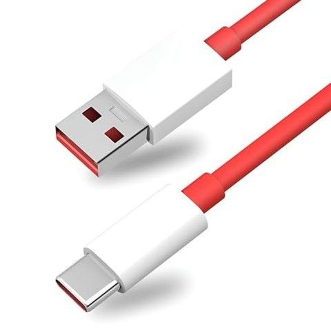 Warp Dash Oneplus Original Cable Charging USB-A To Type-C with fast charging technology and authentic OnePlus quality 