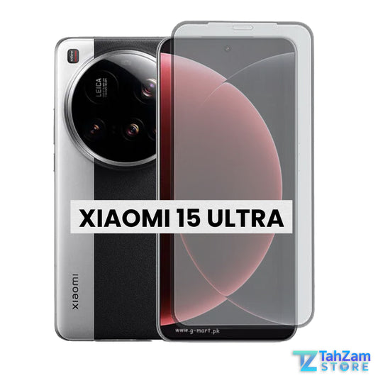 XIAOMI 15 ULTRA NANO OPTICS UV-Shaped Screen Protector with tempered glass protection, anti-fingerprint coating, and blue light filter for complete display safety