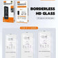 iPhone 17 Air borderless tempered glass screen protector crystal clear protection